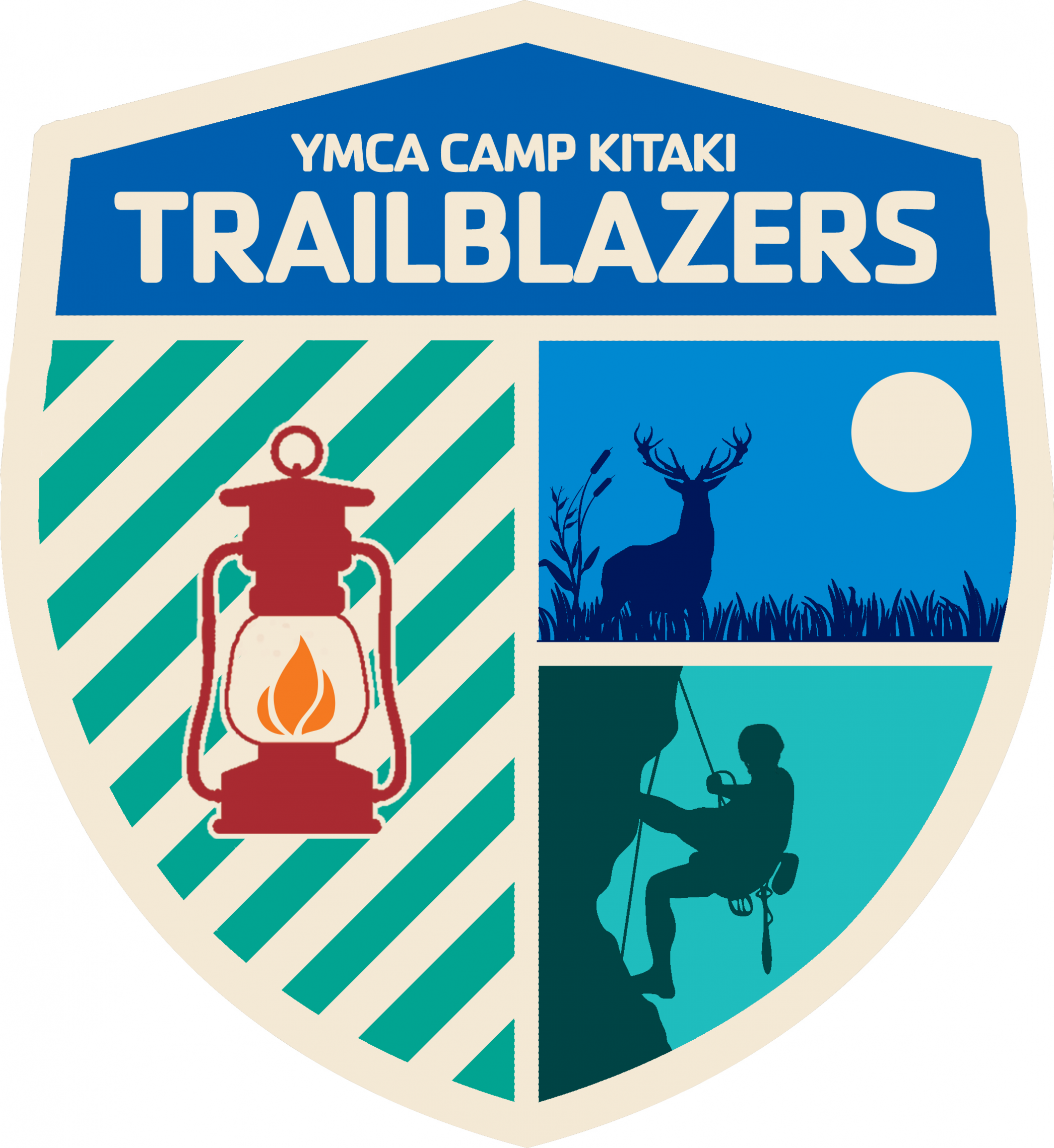 A program badge for the Trailblazers program