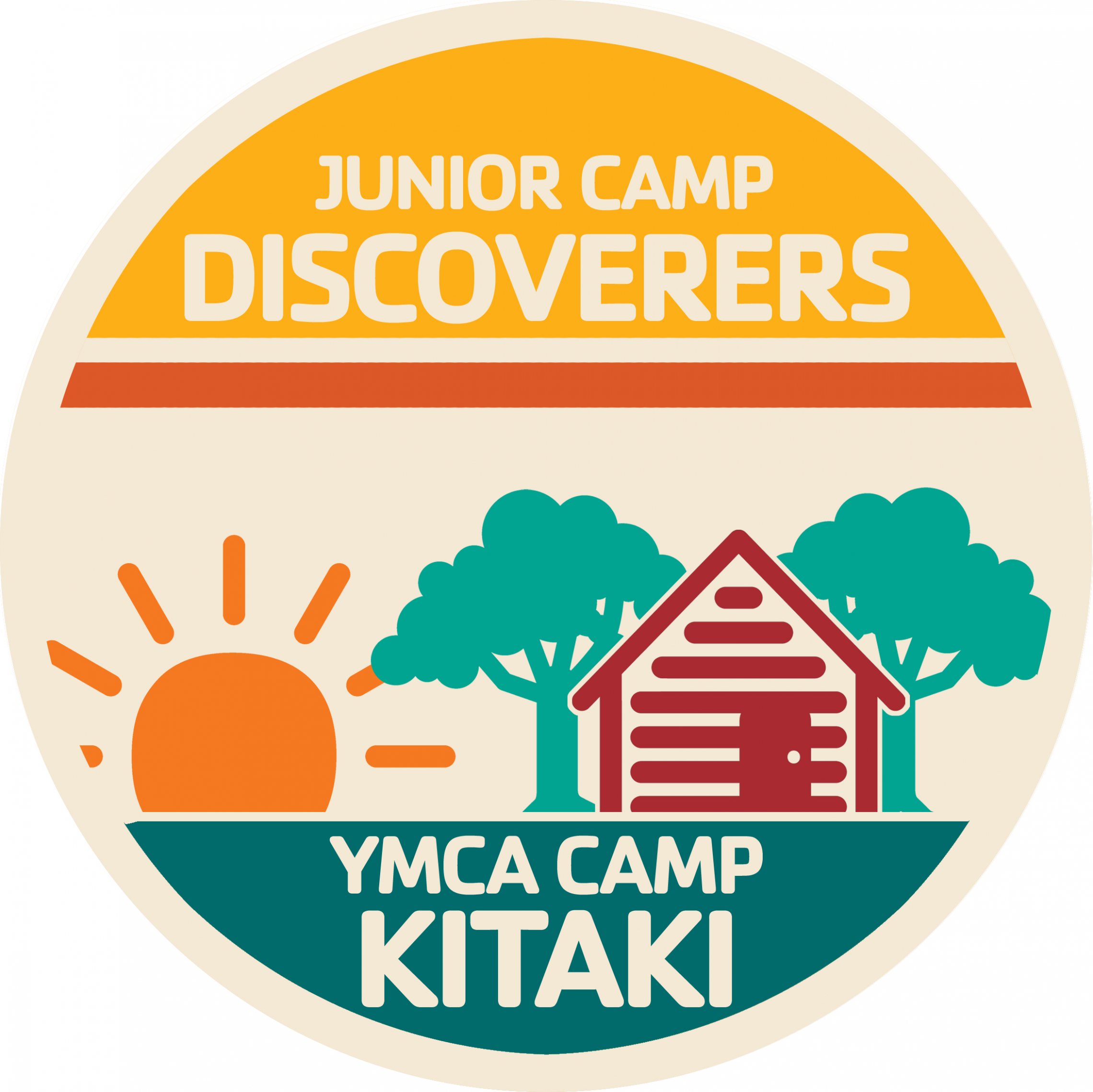 A program badge for Discoverers Camp