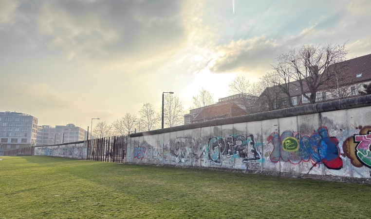 A view of the Berlin Wall Memorial