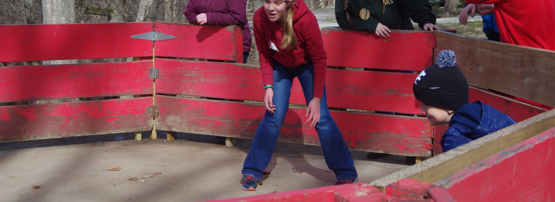 Campers play gaga during March MAdness